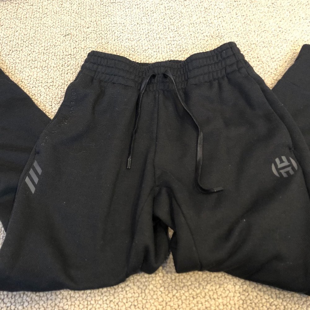 Adidas James Harden black joggers size small